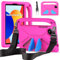 RollinCase Funda Infantil para Xiaomi Redmi Pad SE 8,7 Pulgadas 2024, Carcasa Antigolpes con Asa y Correa para Redmi Pad SE 8,7'', Magenta