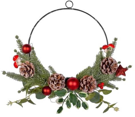 Ghirlanda luminosa per albero di Natale, decorazione da parete, in plastica resistente, per uso esterno