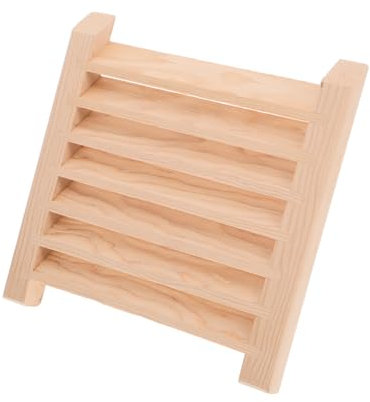 Homoyoyo Rejilla De Ventilación Sauna Panel De Madera Para Sauna Reducción Humedad Flujo Aire