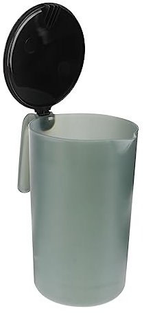 OFFSCH 1stk Saft Topf Espressokanne Null Wasserkrug Limonadenkrüge Klare Getränkekaraffen Getränkebehälter Wasserkrüge Teekrug Mit Heißer Flüssiger Krug Saftkrüge Black Wiederverwendbar