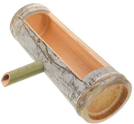 Toddmomy Petite Fontaine De Jardin Zen Fontaine À Eau en Tube Naturel pour Décoration Intérieure/extérieure