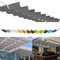 Einziehbares Sonnensegel 2x4m, nach Maß Pergola Markise Verstellbar Schattenabdeckung 95% UV-Schutz & reißfest Inkl. Montageseilen für Terrasse/Pergola Dunkelgrau