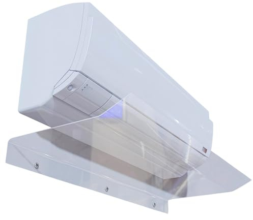DC DEBORA CARLUCCI Deflettore per Condizionatore Universale in Plexiglass Trasparente 100x30x6 cm Deviatore Protezione Split per Aria Condizionata Ideale per Casa,Ufficio Spessore 5 mm Made in Italy