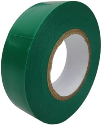Bemko Isolierband, PVC, grün, 19 mm x 20 m, Dicke 0,13 mm, elektrisches Klebeband