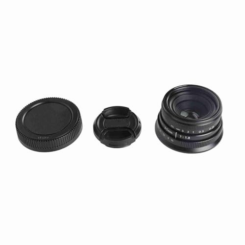 25mm F1.8 Manuelles Festbrennweitenobjektiv für M43 Kamera, Aluminiumlegierung, Leicht und Präzise - Hohe Lichtstärke, Scharfe Bildqualität, Ideal für Porträtaufnahmen