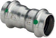 Viega 2315 - Muffe Sanpress 2315 Durchmesser 18 mm Edelstahl
