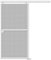 Schellenberg 70070 Porta Scorrevole Esterno Muro 120 x 240 cm, Senza Barriere, Profili in Alluminio e Tessuto in Fibra di Vetro, Bianco