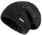 alpengoa McRon Damen Gefütterte Beanie Wintermütze Lizzy Regenbogen Anthrazit 2 95R