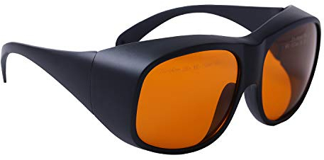 LaserPair 180–540 nm & 800–1100 nm DIR Q-geschaltete Laser-Schutzbrille für Laser-Techniker Nd:yag 355nm,405nm,445nm,450nm,532nm,980nm,1064nm Augenschutzbrille