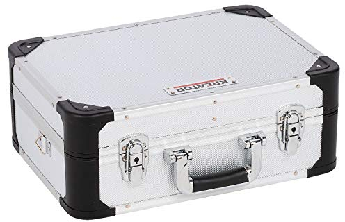 KREATOR KRT640104S - Maletín de alu 433x313x163mm plata