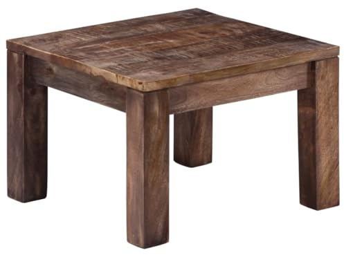 vidaXL Couchtisch 50×50×35 cm Massivholz Mango