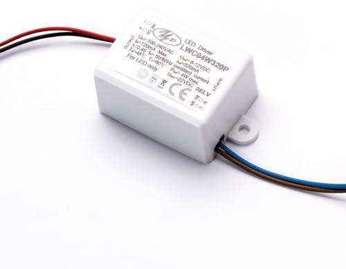 LED Driver IP54 4W 8-12V 320mA LWC04W320P Trafo Power Supply PA107