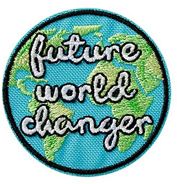 Mono Quick RECYCLPATCH Applikationen, Bügelbild, Iron on Patch, aus recycelten PET Flaschen - THINK GREEN (14122 - Future)