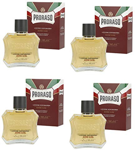 4er Proraso Firenze Red Line After Shave Lotion 100 ml