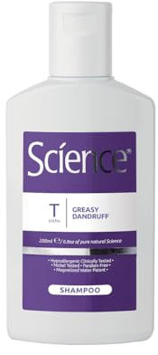 Science Hair Care Fettfilm Shampoo 200ml - Reinigende und seborregive Wirkung - Natürliche Inhaltsstoffe, Pack 100% recyclebar - Made in Italy