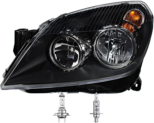 QR-PARTS 70779807 Halogen Scheinwerfer links H1 für Astra H Twintop Caravan inklusive OSRAM Lampen mit Stellmotor LWR