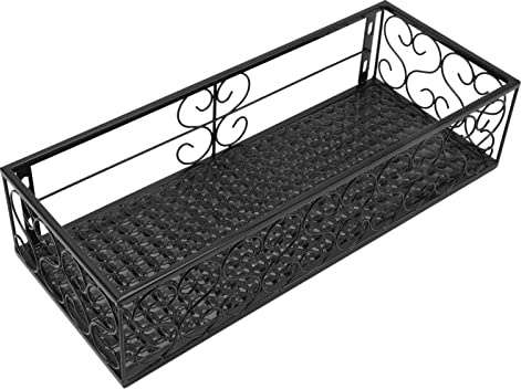 PENO Balkontopfhalter, Stabiler Halt für Balkontöpfe Geeignet für 6,5 cm Geländer