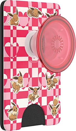 PopSockets: Handy-Geldbörse mit erweiterbarem Handygriff, Handy-Kartenhalter – Eevee Love