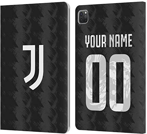 Head Case Designs Licenciado Oficialmente Personalizada Individualizada Juventus Football Club Lejos 2022/23 Kit Al Partido Carcasa de Cuero Libro Compatible con Apple iPad Pro 11 2020/2021 / 2022