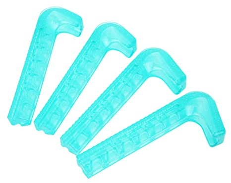 Fdit Schlittschuhschutz, Kufenschutz Verstellbar für Eiskunstlauf (Eisblau)