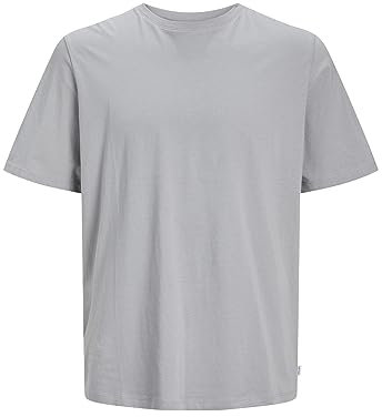 JACK & JONES Men's Jjeorganic Basic Tee Ss O-Neck Noos Chino Shorts, Ultimate Grey, XL