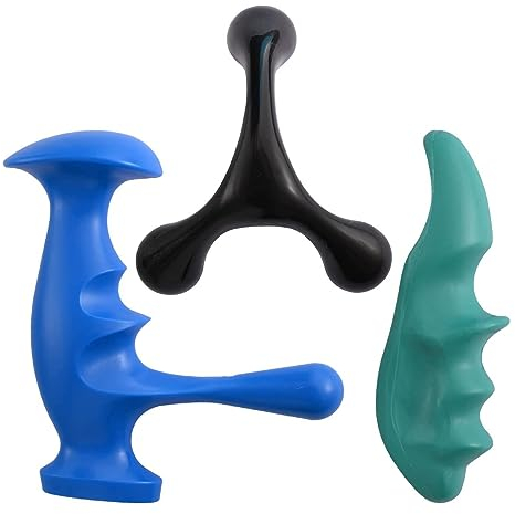 3 Pcs Deep Tissue Massage-Werkzeug Massage Trigger Punkt Therapeuten Daumen Triggerpunkte Massage Werkzeug Massagegerät Daumenschutz Wirksam Massage Hilfe für Rücken, Nacken, Arme und Beine