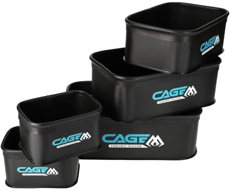 Mikado CAGE Acc Box System Eva-Bags 5er-Set Eva-Taschen Ködertaschen Köderboxen Eva-Boxen