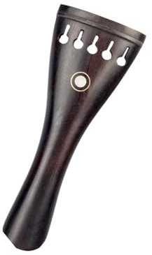 Cordiera per violino a 5 corde in legno di ebano con intarsio parigino Sostituzione accessori per violino