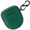 Silikon Hülle für Bose QuietComfort Earbuds II Tasche, Stoßfeste Schutzhülle und Haut Protective Case Cover für Bose QuietComfort Earbuds 2 with Keychain (DarkGreen)