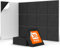 TONOR Lot de 36 Panneau Acoustique Mural Autocollante, 30 x 30 x 0,9cm Panneau Acoustique à Haute Densité, Mousse Acoustique Isolant Phonique pour Studio, Bureau, Chambre, Salon, Noir