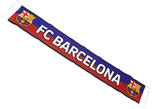 Schal Barça, offizielle Kollektion des FC Barcelona, Liga Fußball, Größe 140 cm
