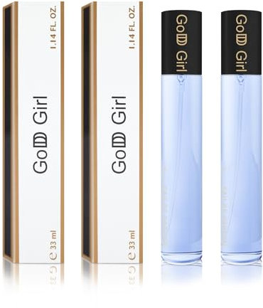 NAINA Damenparfüm Set Godd Girl 2x 33ml – Inspirierte Parfüm Damen – Parfümfläschchen Spray, Flakon Eau de Parfum – Einzigartiger Duft und Dufterlebnisse - Damendüfte Satz mit zwei 33ml
