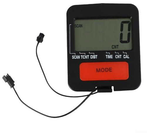 Home Rudergerät Monitor Einstellbarer Tachozähler für Home Fitness Bike Gerät Rudergerät Zähler