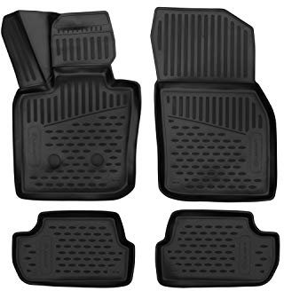ELEMENT 3D Gummimatten Fussmatten Set passend für MINI Cooper One | R50 R53 R56 | 2014 -> | 100% passgenaue Auto Fußmatten, robuste Universal Fußmatte Auto, Gummimatten Auto