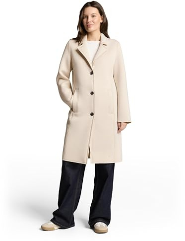 TOM TAILOR Damen Mantel mit Scuba-Stoff