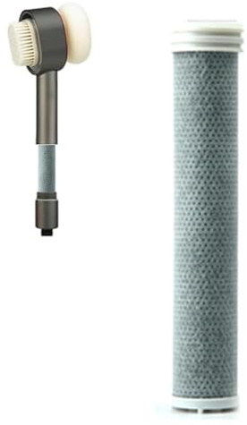 Filtersonic 3 In 1 Duschkopf Doodle,Massage Duschkopf Mit, Duschkopf Filter Gegen Kalk,Filter Duschkopf, 3in1 Duschkopf Mit Schwamm Für Entfernen Vom Harten Wasser (Filter) (black, s)