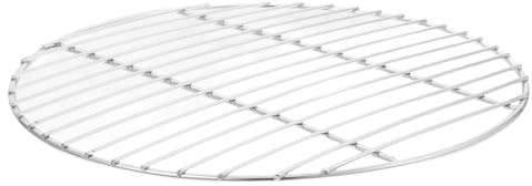 Toyvian Barbecue Rond Acier Inoxydable Filet Grill Souple pour Camping et Cuisson Extérieure Compatible Four et Barbecue à Électrique et Gaz