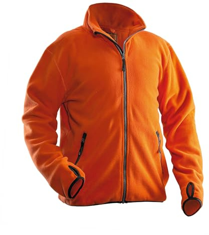 Jobman Fleecejacke 5501 Orange Größe M