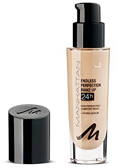 Manhattan Endless Perfection Make-up – Langanhaltende flüssig Foundation mit hoher Deckkraft – Farbe Ivory 60 – 1 x 30ml