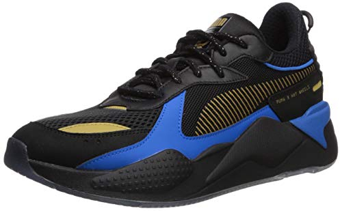 Puma Herren RS-X Toys Hotwheels Sneaker, Black Team Gold, Größe 43