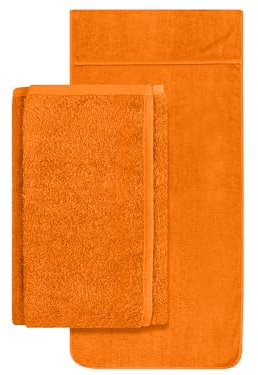 Dyckhoff Doppelpack Schonbezüge mit Kapuze - für Gartenstuhl oder Gartenliege 277.1716, Gartenstuhl, orange