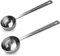 Kaffeelöffel, 18/8 Edelstahl, Messlöffel-Set, 1 Esslöffel (15 ml) und 2 Esslöffel (30 ml), Löffel mit langem Griff, Metall, für Kaffee, Tee, Milch, Pulver, Kaffee, Bohnen, Zucker, Mehl