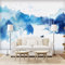 YABAOST Selbstklebendes Wandbild 200X100Cm 3D Wandtattoo Wandsticker Schlafzimmer Blau Rauch Landschaft Wanddeko Wandaufkleber Wohnzimmer Tapete Wasserdichtes Pvc Wandbild Hintergrund