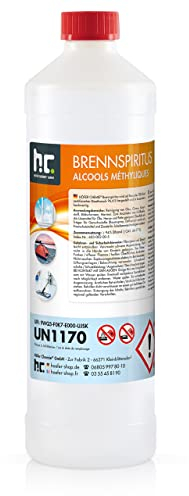 Höfer Chemie 1 Liter Brennspiritus 94% für Reinigung Haushalt Auto Freizeit