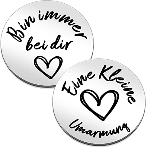 Fanshiontide Gute Besserung Geschenke, Herz Glücksbringer Geschenke Eine Kleine Umarmung für Familie Freund Kandidat Patient Arbeitsuchender