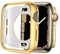 BOTOMALL Funda para Apple Watch de 40 mm Series 6/5/4/SE de TPU suave y flexible, delgada y ligera, parachoques protector para iWatch [sin pantalla], chapado en oro