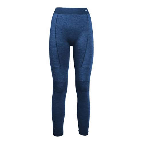Risalti Thermo Leggings Damen Herren Unisex Merinowolle - Lange Unterhosen Herren Damen Winter Leggings, Thermohose Damen Herren Atmungsaktive, Dehnbare Nahtlose Damen Herren Leggings - Made in Italy