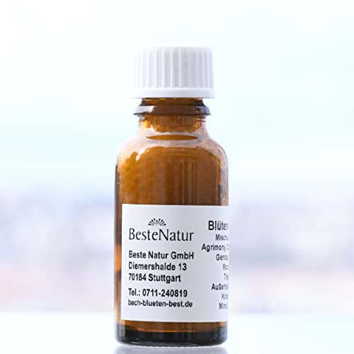 Bachblüten Globuli selbst mischen mit 1-14 Blüten, Apothekenqualität von Beste Natur, 20g Blütenmischung Globuli