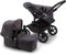 Bugaboo Donkey 5 Mono Kinderwagen, Mineral Collection, umbaubar zum Doppel- oder Zwillingskinderwagen, verbessertes Design, wendbarer Sitz, Ein-Hand-Lenkung und extra viel Stauraum, Washed Black