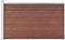 INLIFE Gartenzaun WPC 175x105 cm Braun,15.3kg,49074